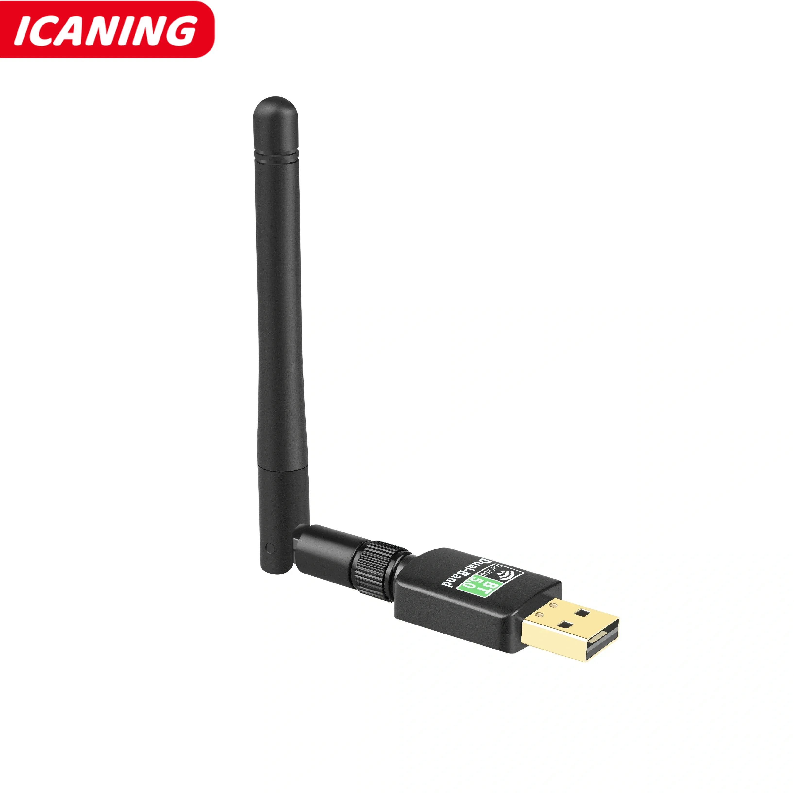600Mbps USB 블루투스 5.0 Wifi 어댑터 2 in 1 PC BT wifi5 2.4G 5G 동글 Usb 무선 WiFi 수신기 네트워크 카드
