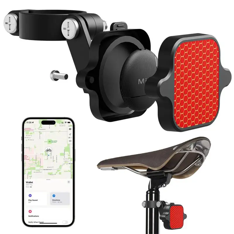MiLi Smart Bicycle Taillight Airtag locator GPS Tracker Device