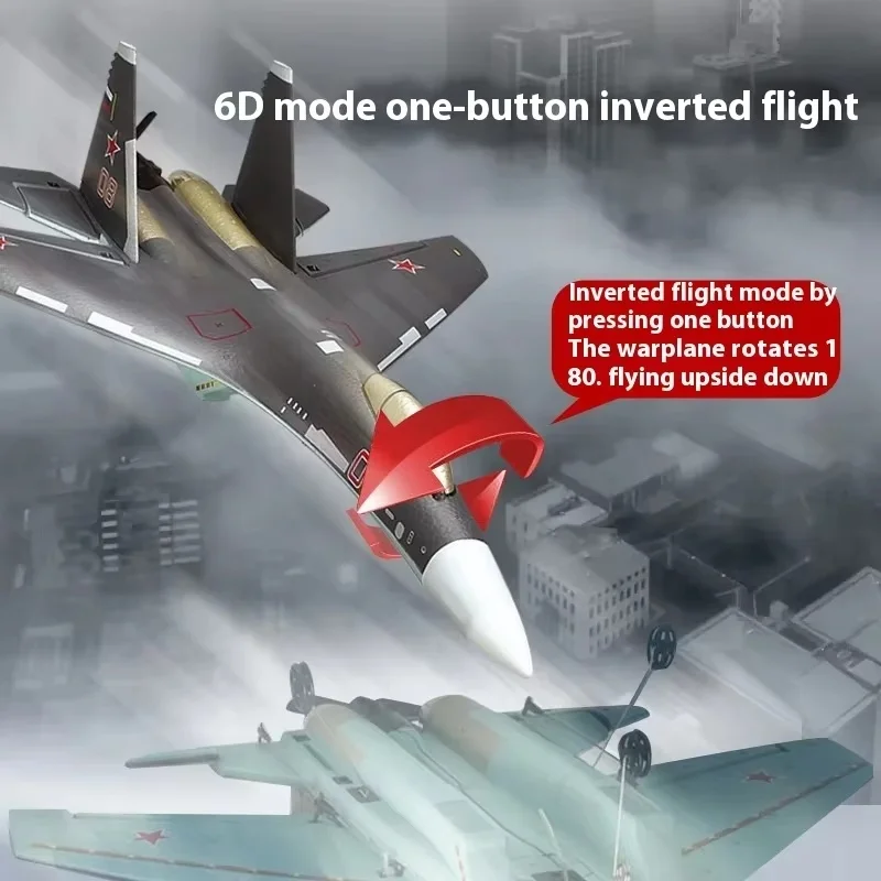 Qf009 New Su-35  Four-Channel Fighter Fixed Wing Foam Aircraft Electric Model Glider Beginner Remote Control Airplane Toy Gift 4