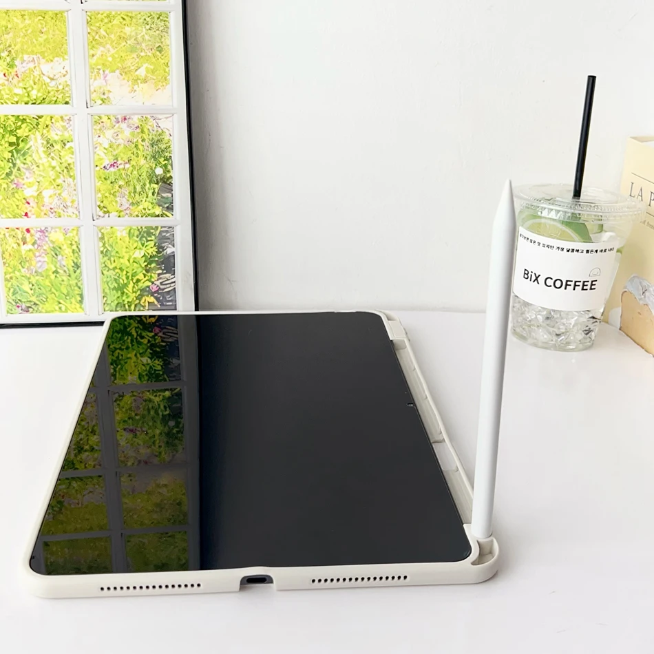 Tablet Case with Pencil Slot - Thick Shockproof Soft Silicone Cover