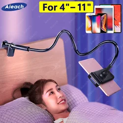 Gooseneck Tablet Mount Holder For Bed Desk Phone Holder Flexible Long Arm Clamp Tablet Stand For iPad Samsung Xiaomi 4.7-11 inch