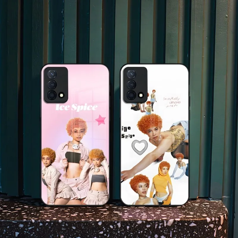 Custodia Per Telefono Ice Spice Rapper Femmina Per Oppo Find X3 X5 Pro Reno 4 7 6 A15 A54 A95 A55 A57 A93S A94 A92S Cover In Vetro Temperato