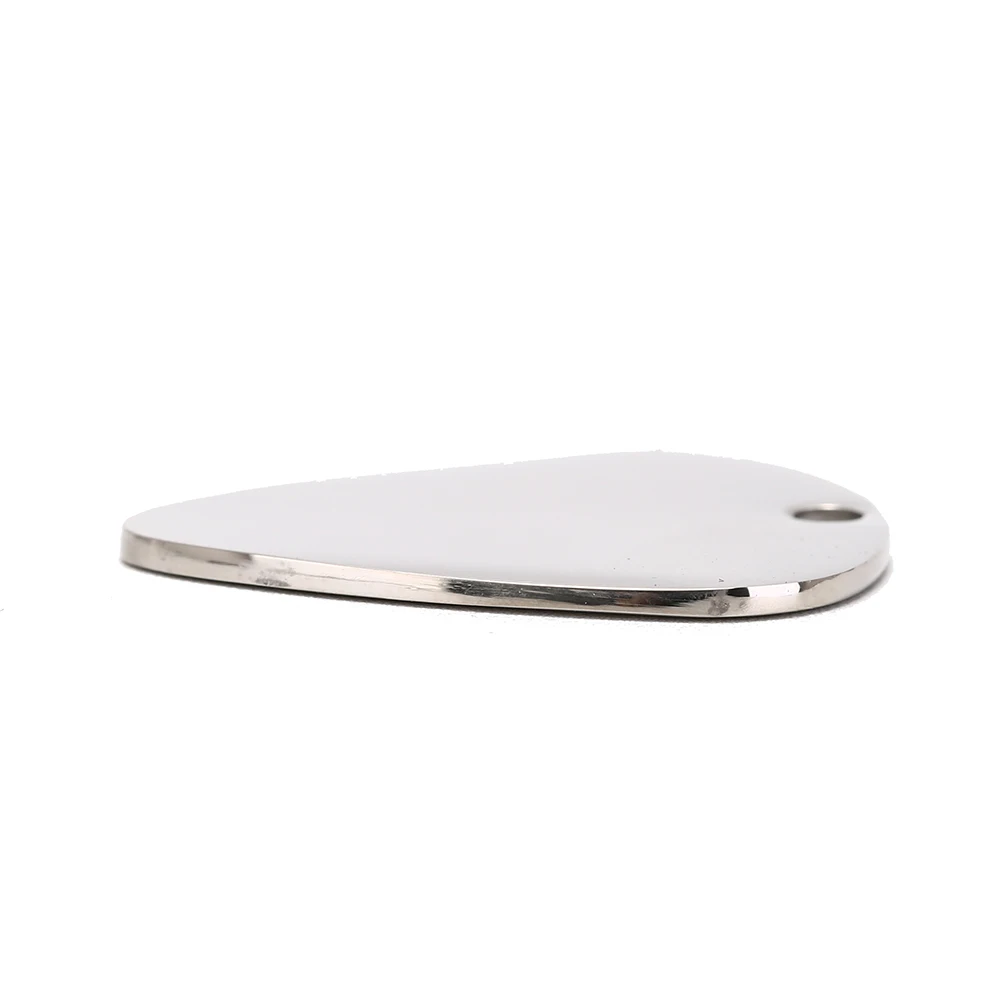 1pc Stainless Steel Guitar Pick Guitar Pick Pendant Necklaces With Chain Women Men Jewelry Gifts Instrument Acessories