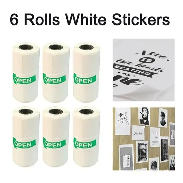 6 Rolls Stickers