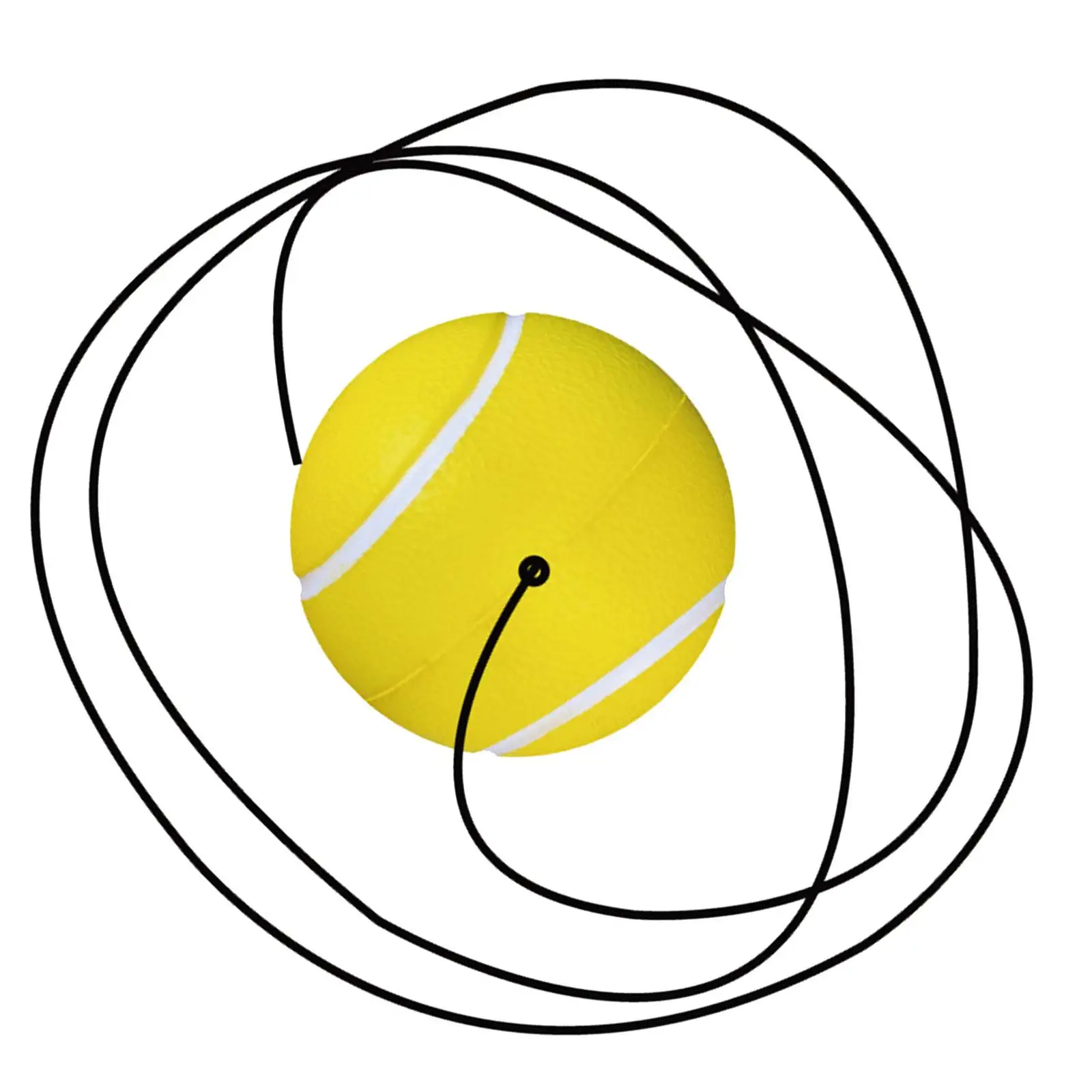 Tennis Training Ball, with String Self Tennis Training Tool Elastic for Trainer
