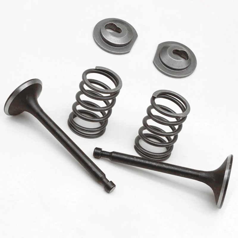 

Spring Retainer Kit Valve Springs + Inlet Valve + Exhaust Valve For Honda GX160 GX200 168F 170F 5.5-6.5HP Gasoline Engine