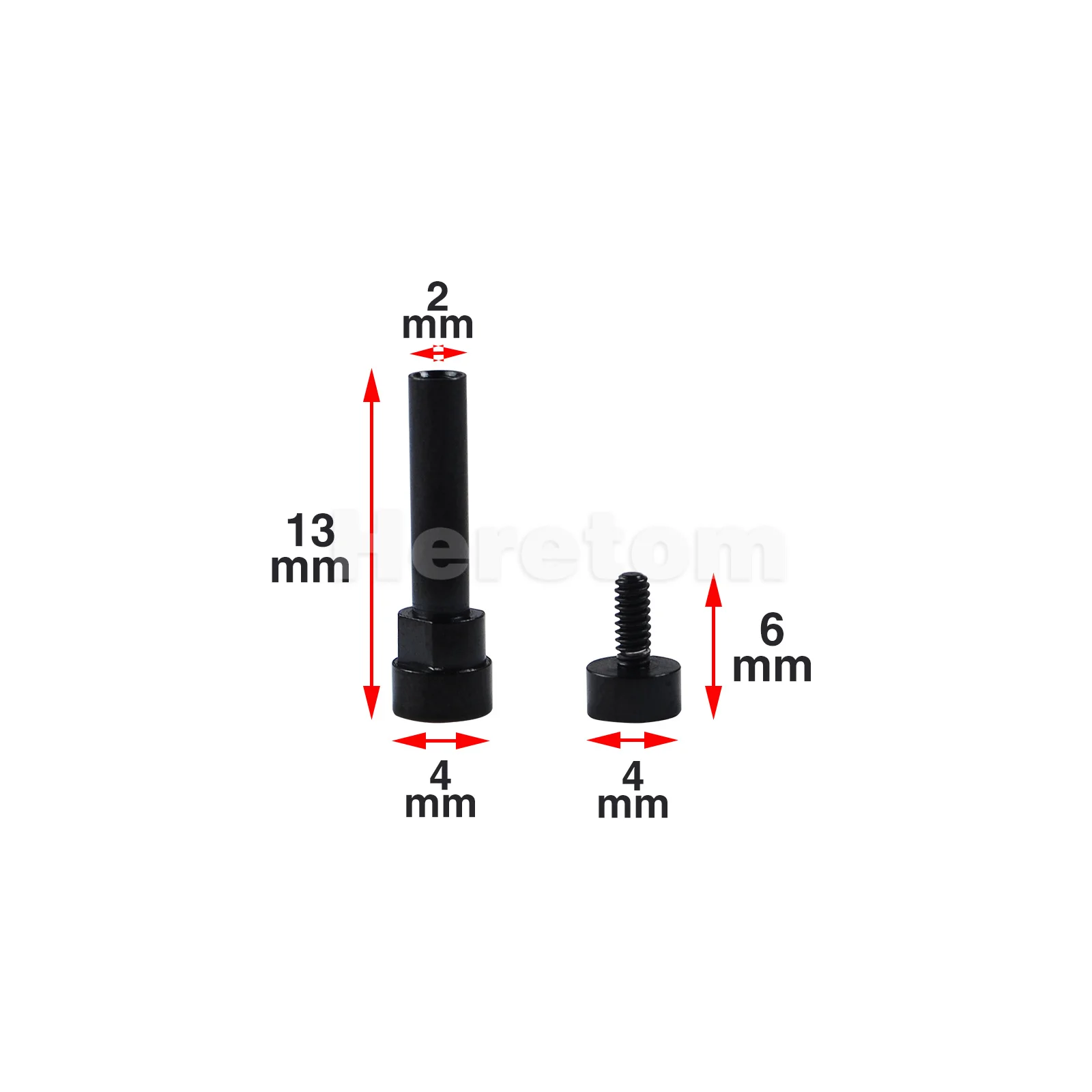 Bose QuietComfort QC35 I II Metal Hinge Swivel Screw Black-Part Replacement 2Pcs