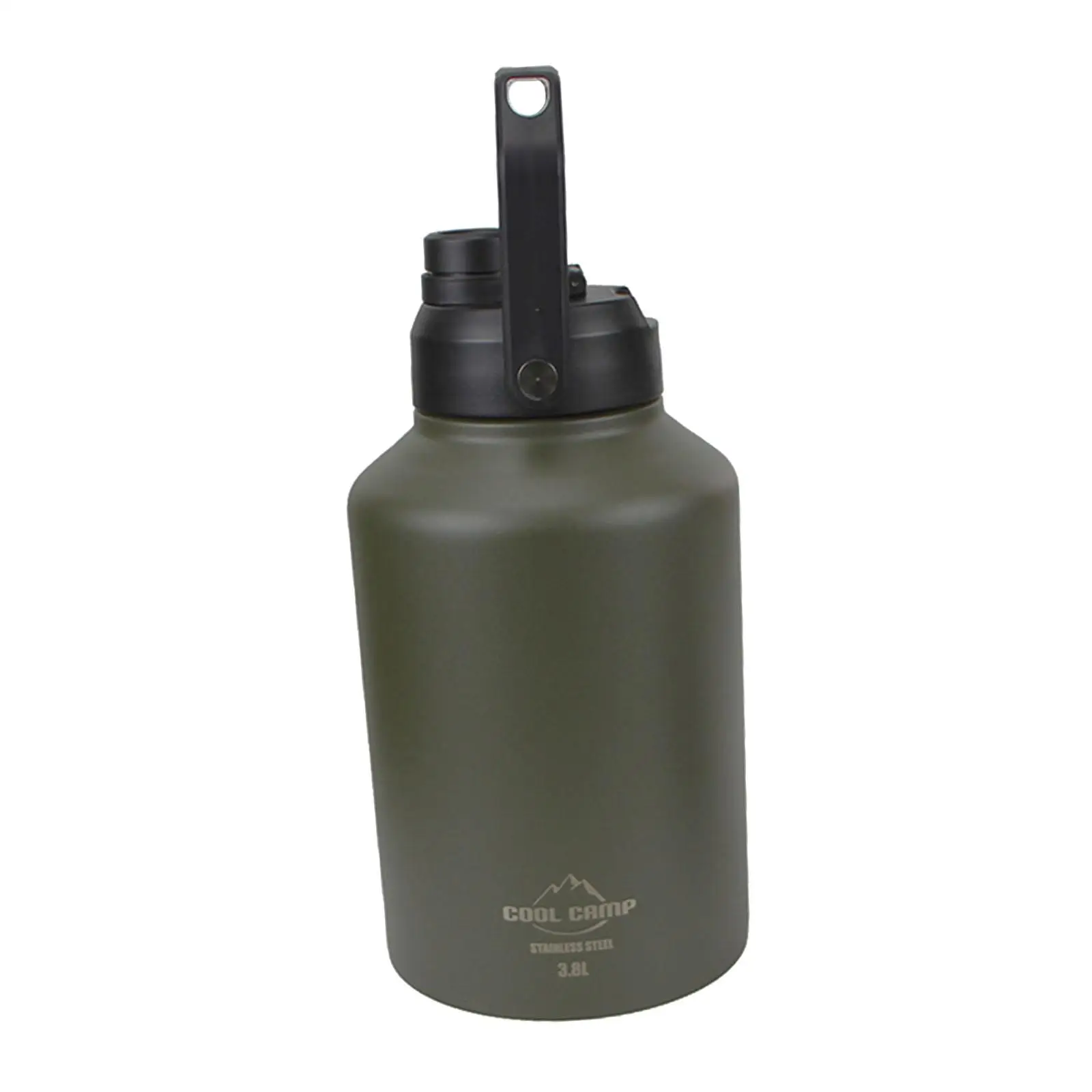 Gallon Insulated Water Bottle Large Capacity with Handle Lids Leakproof for Hot Cold Drinks for Hiking Gym Fishing Sports Party