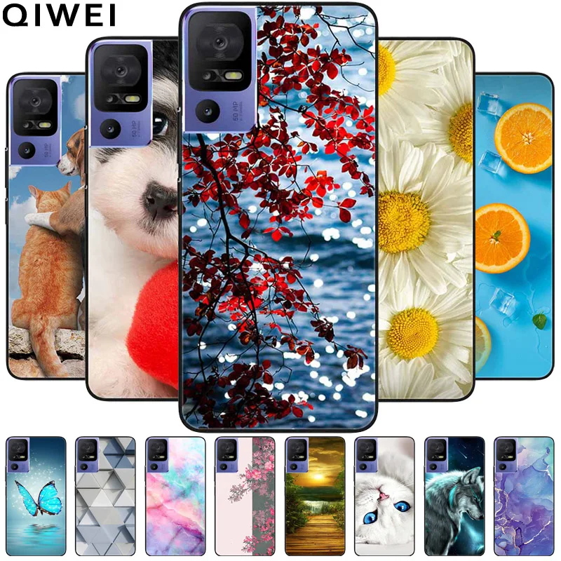 Sleek Black TPU Silicone Phone Case - Elegant and Durable Protection with Soft Bumpers