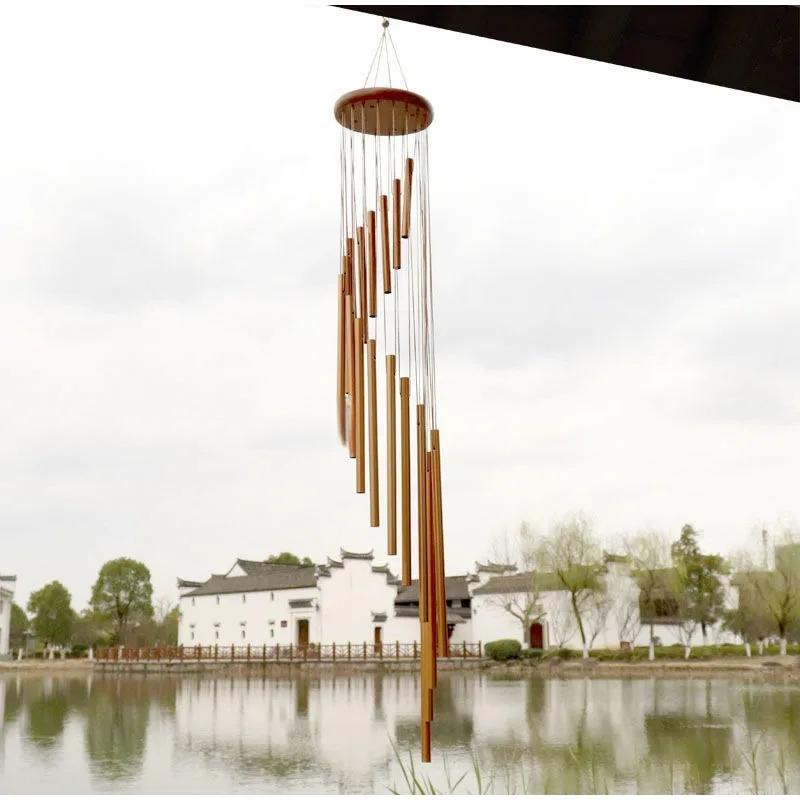 Outdoor Garden Wind Chime 12 Metal Tubes with Hook Pleasant Melody Windchimes Hanging for Garden Yard Patio and Home Decoration 3