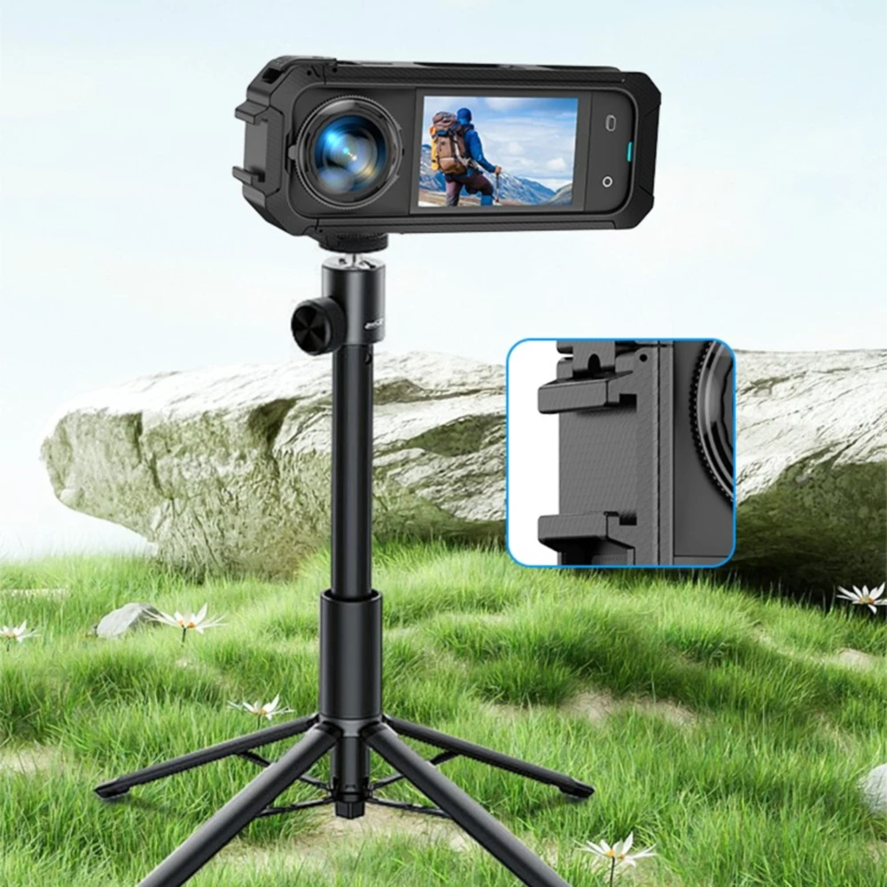 PC Protective Frame Magnetic Quick Release Action Camera Frame with Cold Shoe Mount Housing Case for Insta360 X5 Action Camera