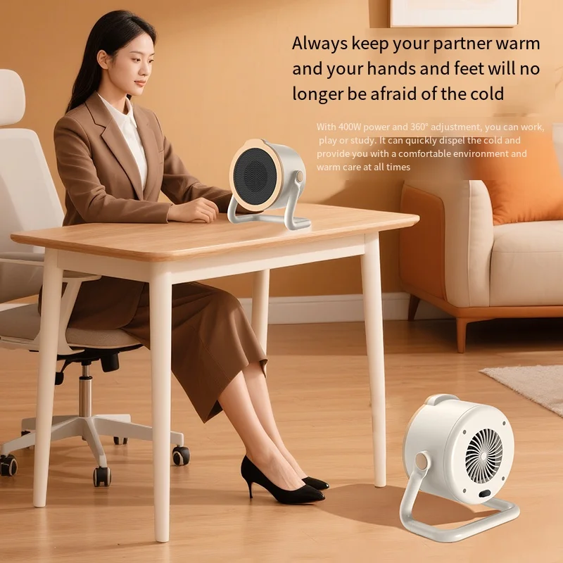 Desktop Heater Electric Hot Air Blower Portable Fan Stove Warm Heater Mini Radiator Office Room Warmer Winter Low Consumption