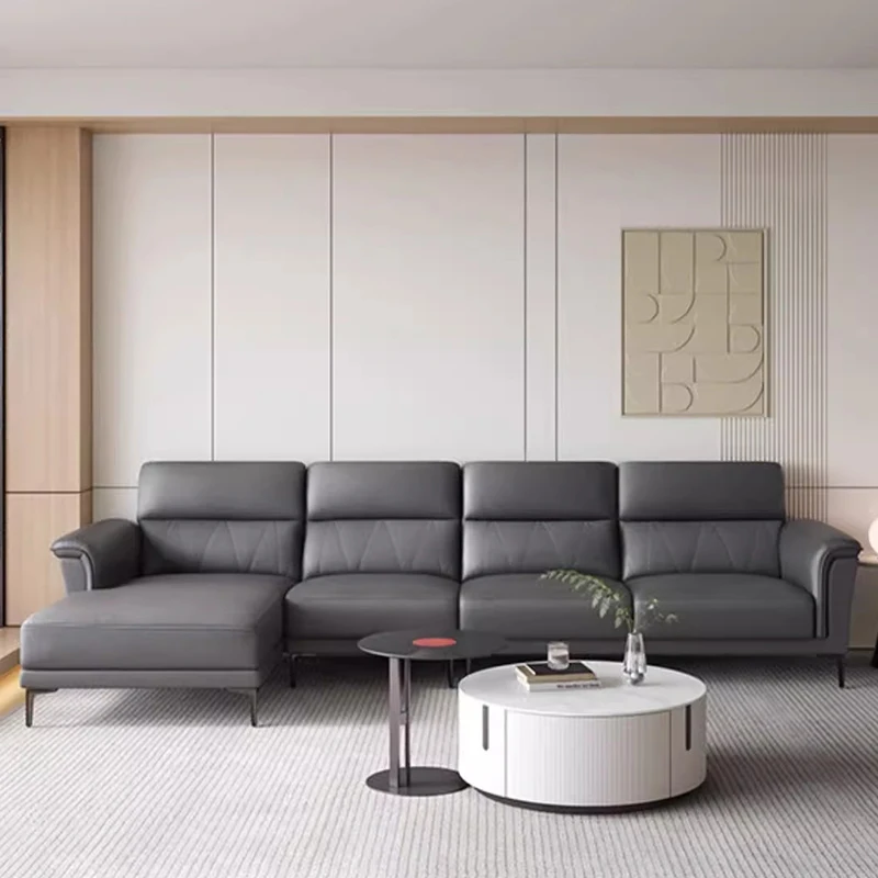 

Italian Style Modern Living Room Sofas Grande L Shape Funda Sectional Sofa Minimalista Sectional Mobili Per La Casa Furniture