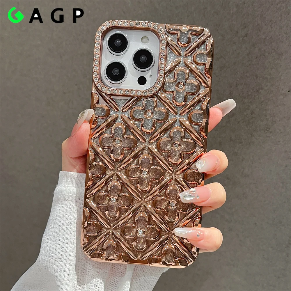Glitter Shockproof Silicone Case For IPhone 11, 12, 13, 14, 15, 16 Pro Max & More - Multiple Models
