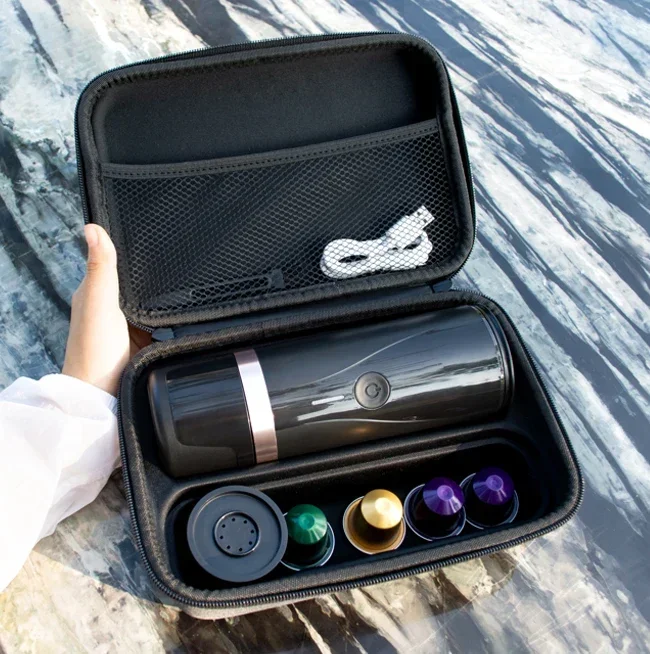 Wholesale Hot Sale Portable Espresso Machine Customized Personalized Label Set Promotional Gift Smart Capsule Coffee Machine 3