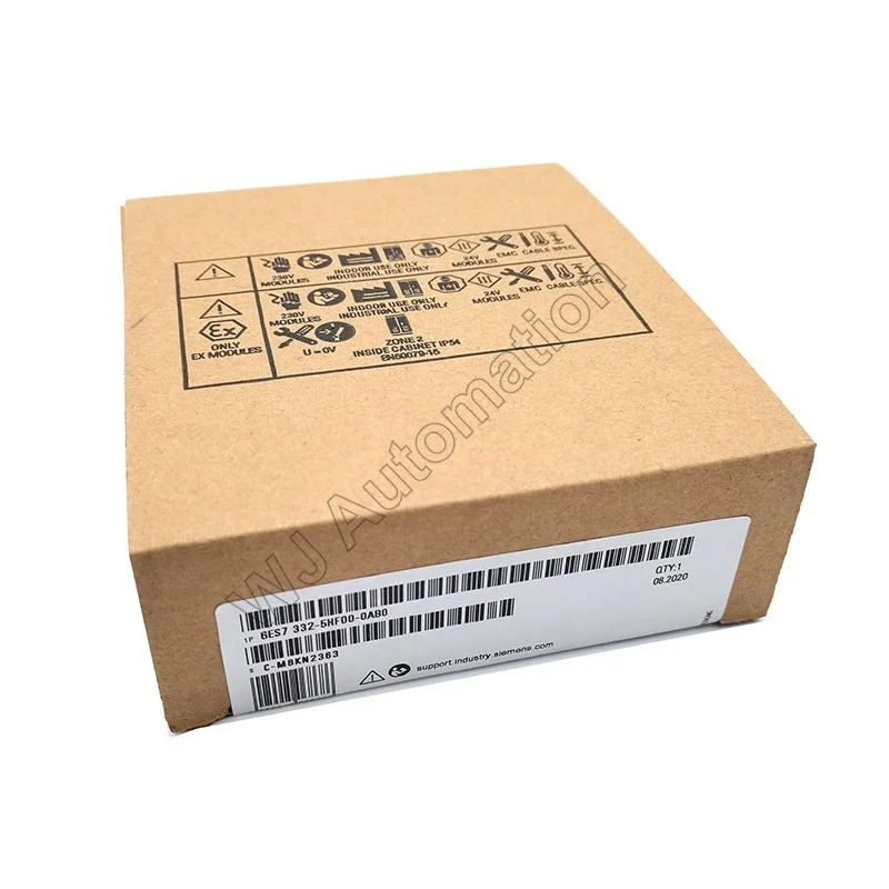 PLC S7-300 아날로그 출력 SM 332 8 AA U/I 진단, 6ES7332-5HF00-0AB0, 해상도 11/12 비트, 40 핀