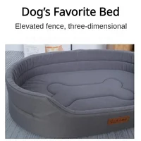Lit Double face pour chien, grande taille, Extra Large, maison pour chiens, canil, polaire douce, pour animaux de compagnie, chats, lit chaud d'hiver, accessoires pour animaux de compagnie, S-2XL 3