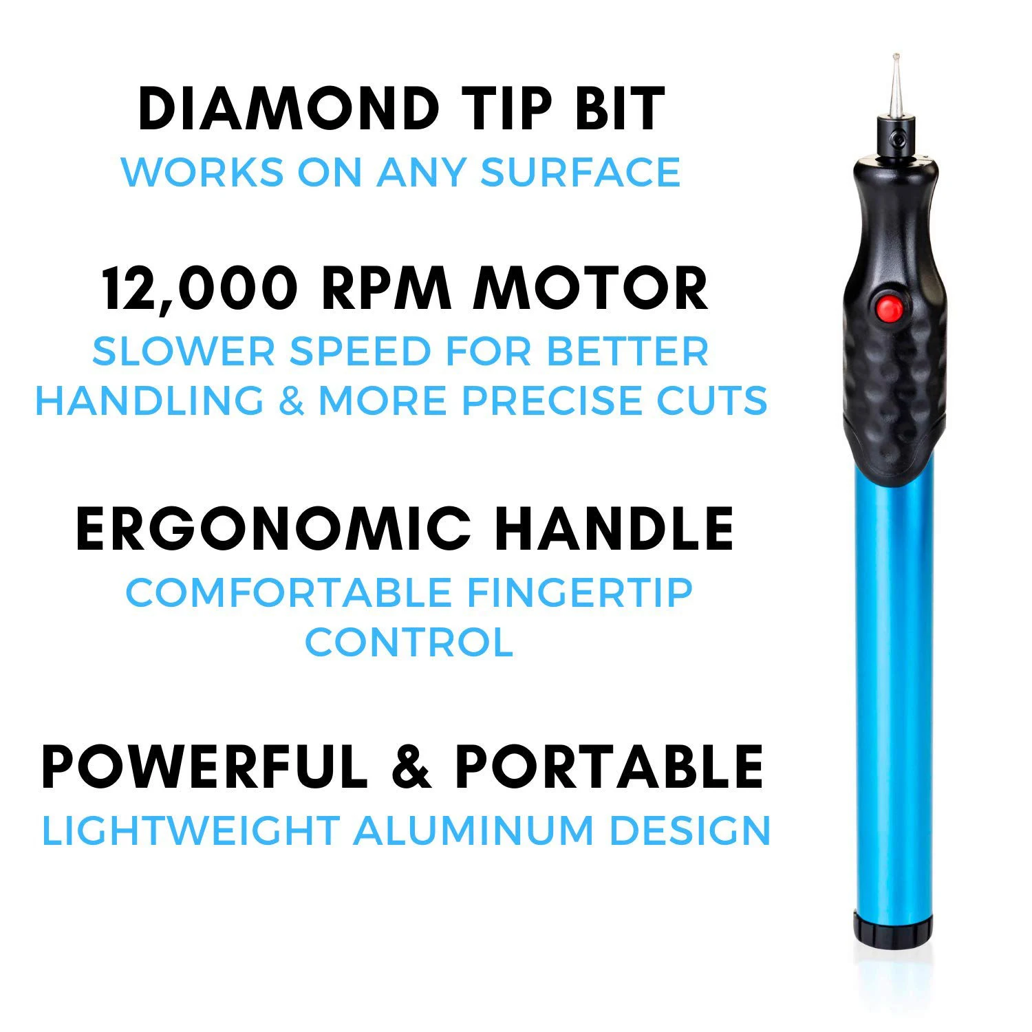 Electric Engraving Pen Carving Tool Cordless Precision Engraver for DIY Jewellery Making Metal Glass Wood Leather