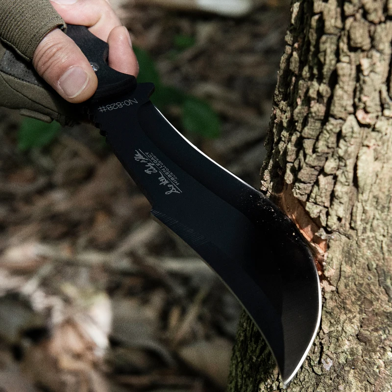 Stainless Steel Straight Knife Portable Outdoor Knife Camping High Hardness Straight Knife Outdoor Portable Knife 3