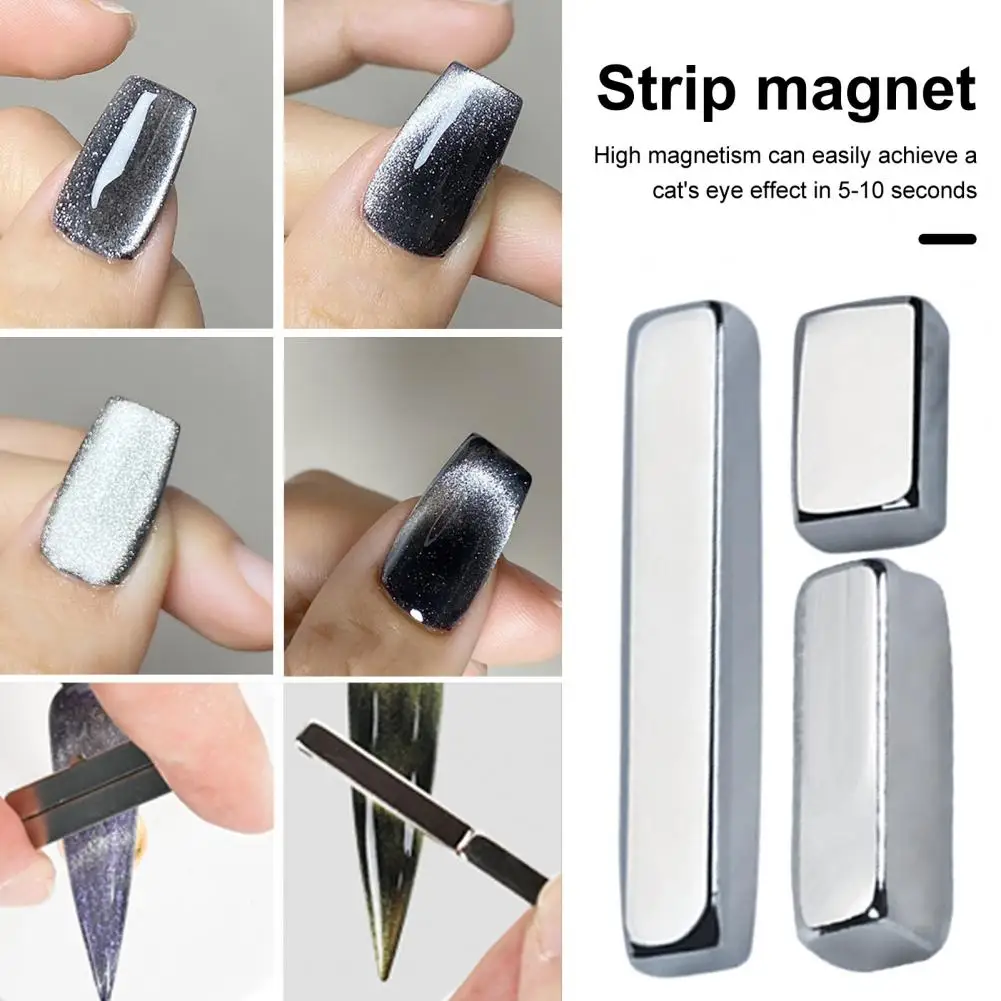 Nail Magnet Tool High Magnetism Nail Tool Cat Eyes Magnet Set for Diy Manicure Double-head Magnetic for Cat Stunning