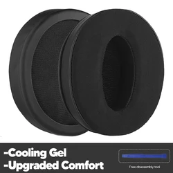 Premium Memory Foam Ear Cushion Covers - Replacement Ear Pads (Cooling Gel)