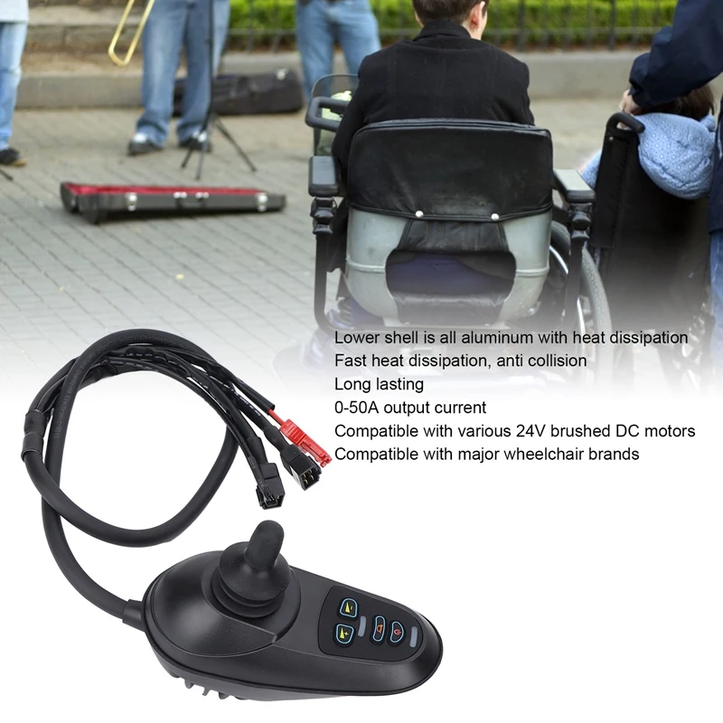 

Universal 24V Electric Wheel Chair Joystick Controller For Electric Wheelchairs,Intelligent Robots, Amusement Equipment