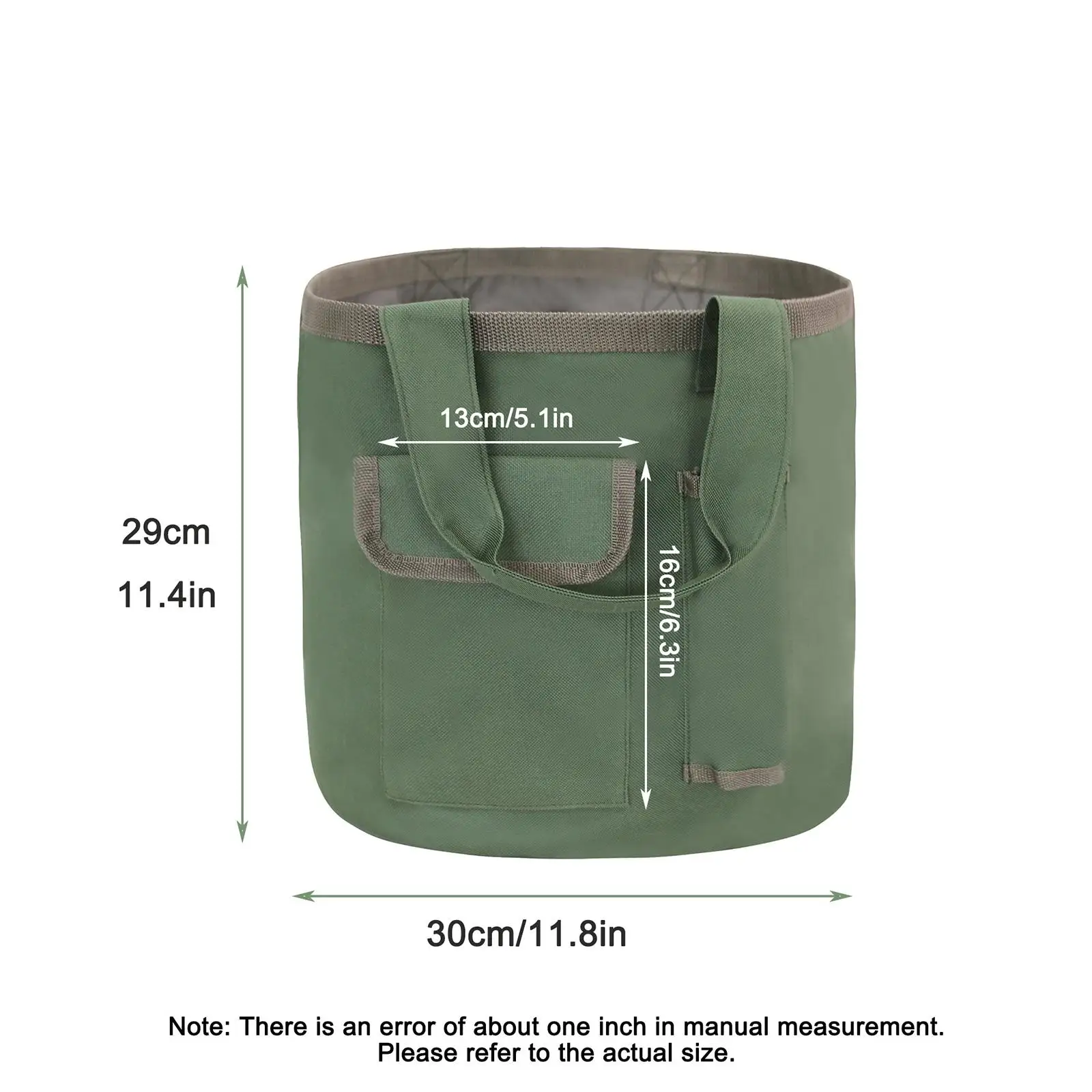 Gardening Bucket Portable Traveling Multifunctional Carrying Storage Tote Multipockets Bucket Tool Organizer Garden Tool Tote BA