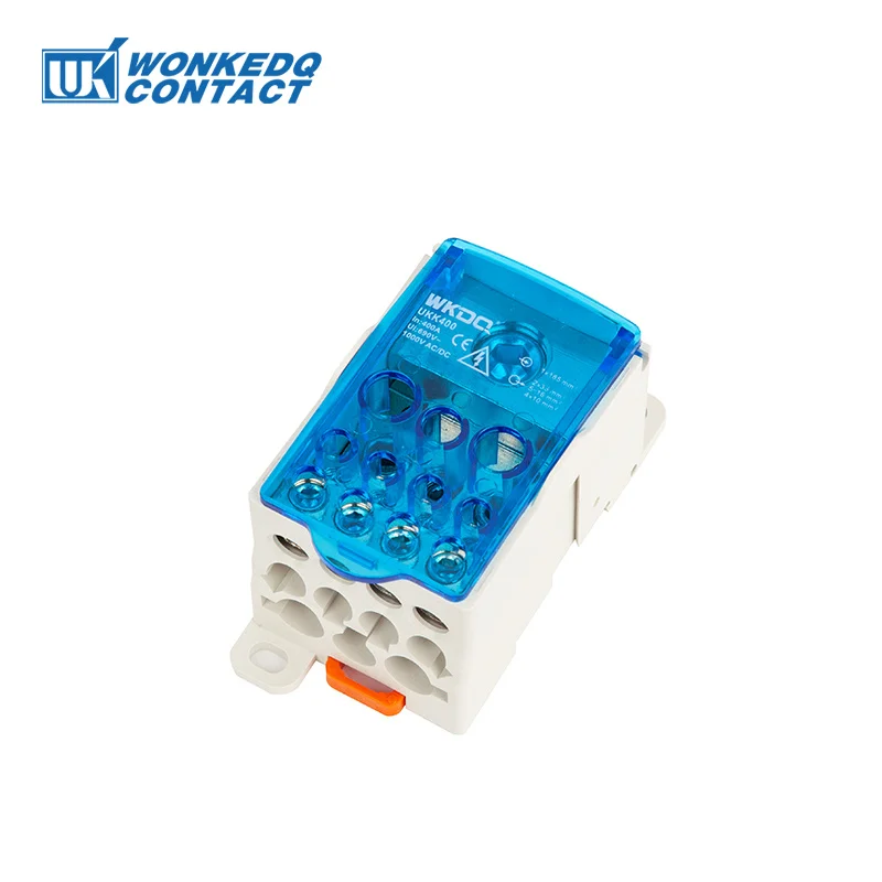 411 conector de fio em trilho din,