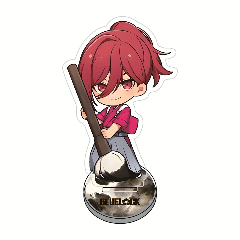 Blue Lock Calligraphy-Themed Acrylic Standee & Keychain - Anime Collectible Desk Decor Gift