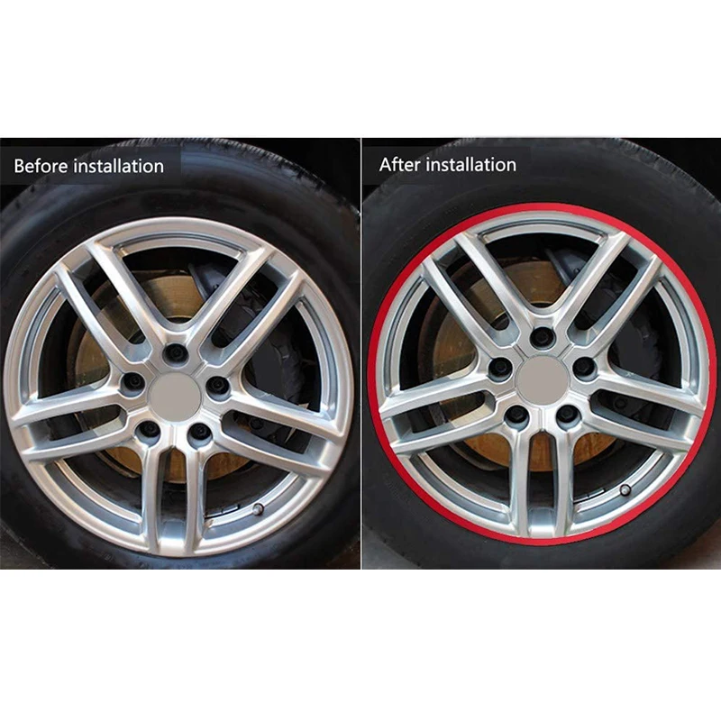 Universal 17" 18" Motorcycle Wheel Tire Reflective Tape Sticker Motorcycle Automobile Decal Moto Decoration Accessories