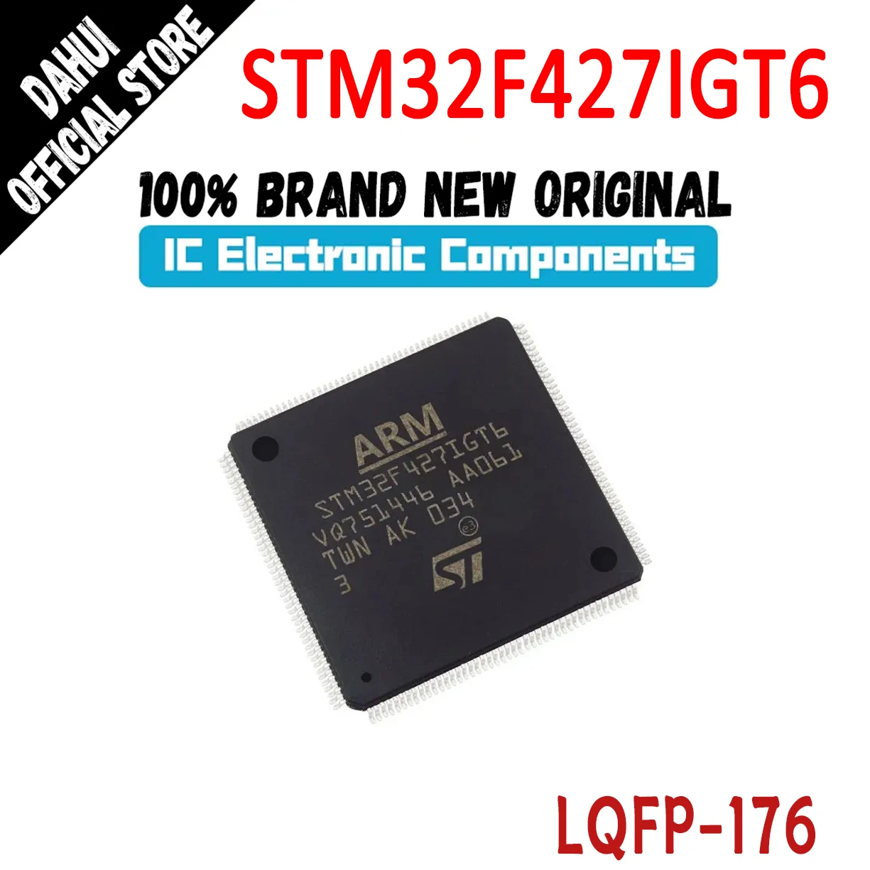 

STM32F427IGT6 STM32F427IG STM32F427 STM32F STM32 STM IC MCU Chip LQFP-176 In Stock 100% New Originl