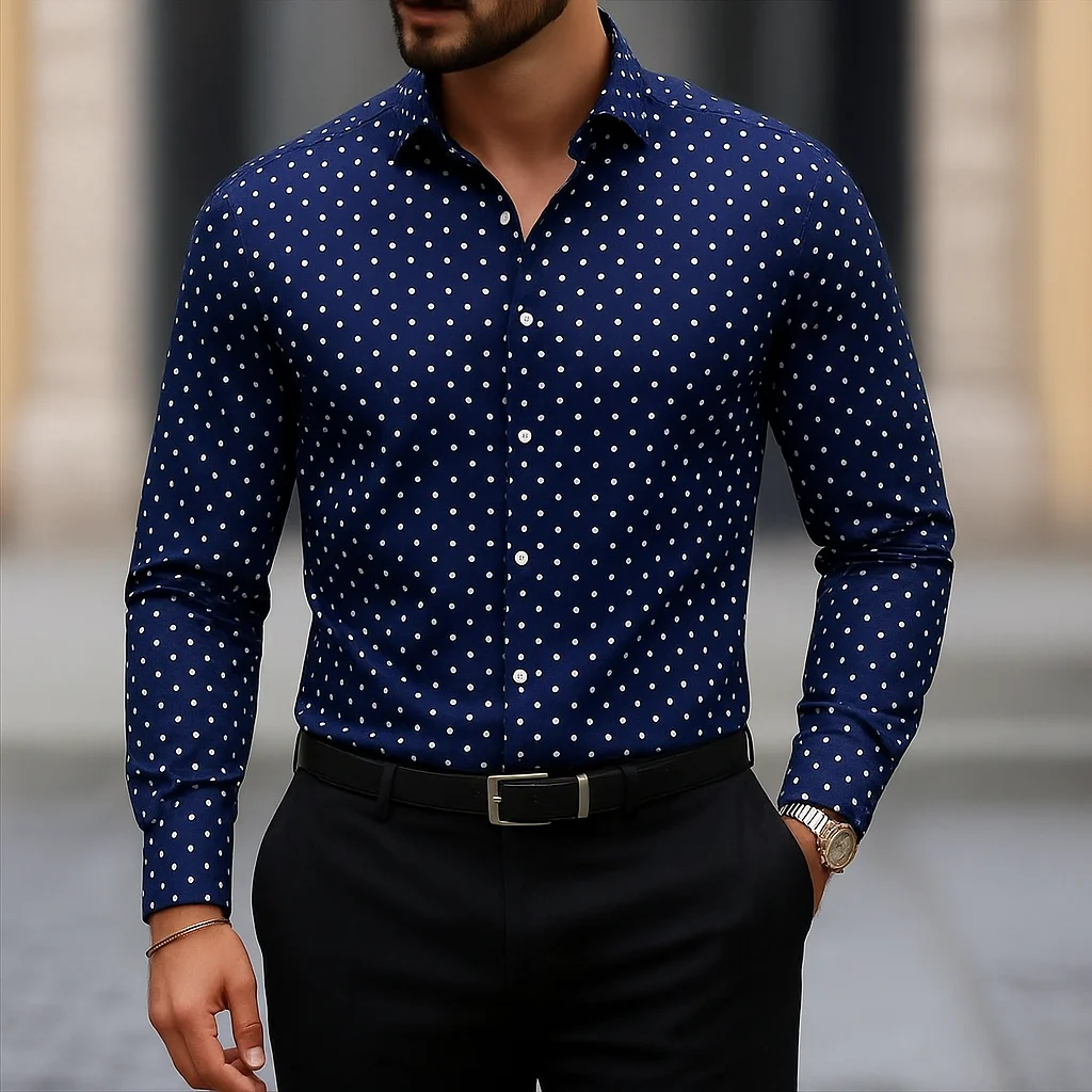 Men’s Striped Button-Down Shirt 5