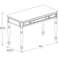 48 Inch Computer Desk with Drawer for Office, Dormitory, Living Room, Bedroom, Classroom, Writing Desk 2