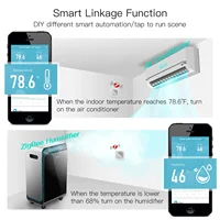 Tuya ZigBee Smart Home Temperature And Humidity Sensor With LED Screen Works With Google Assistant and Tuya Zigbee Hub - Image 2