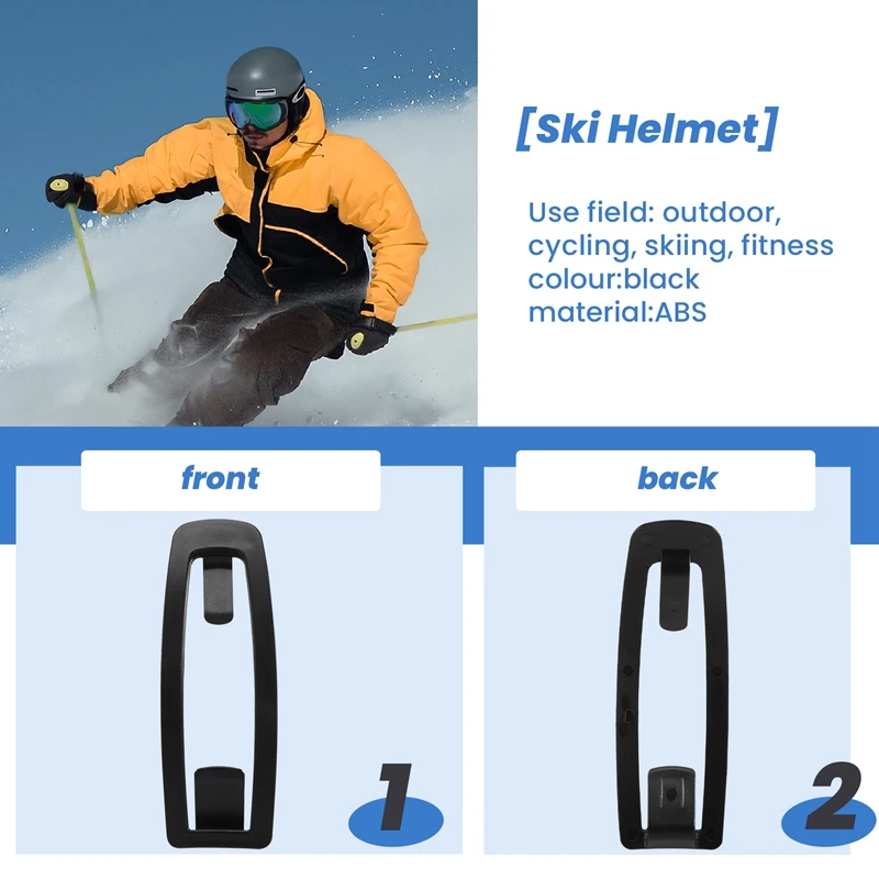 Universal Ski Helmet Accessories Helmet Goggles Belt Clip Goggles Belt Buckle 3
