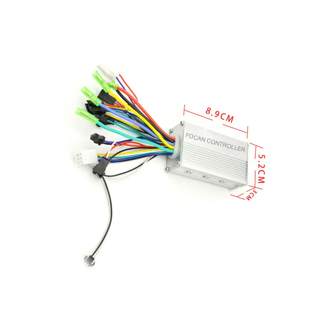 XT60 Brushless DC Motor Controller with LCD Acceleration Switch For 24V 36V 48V 250W 15A Electric Scooter and Electric Bicycle