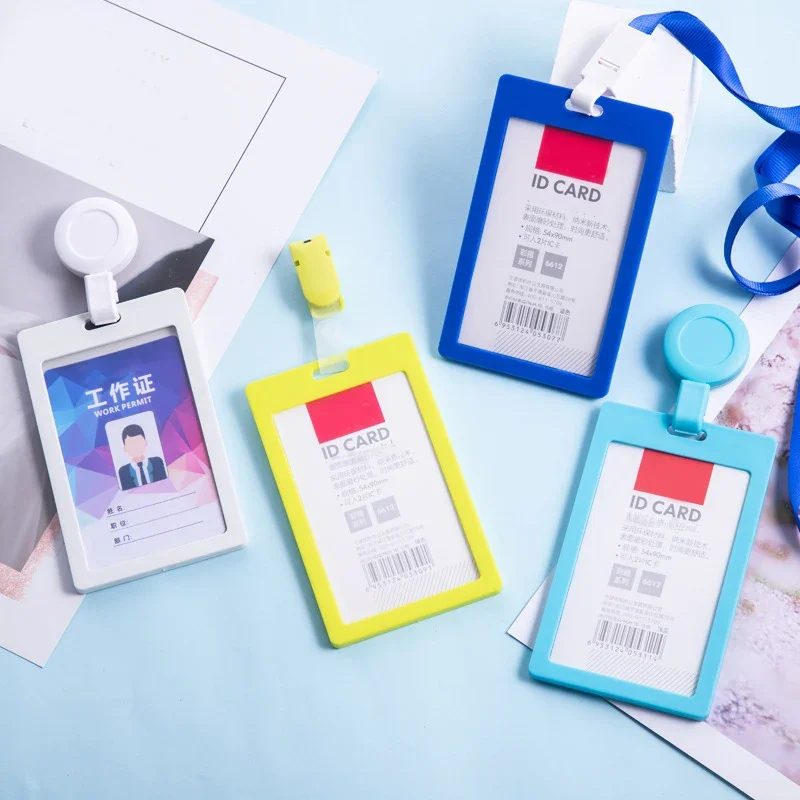 

1PCS Credit Card Holder Case Women Men Unisex Business Bus Bank Work ID Badge Card Bags Protection Card Cover Bags For Girl