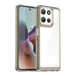 Custodia posteriore trasparente antiurto in silicone colorato