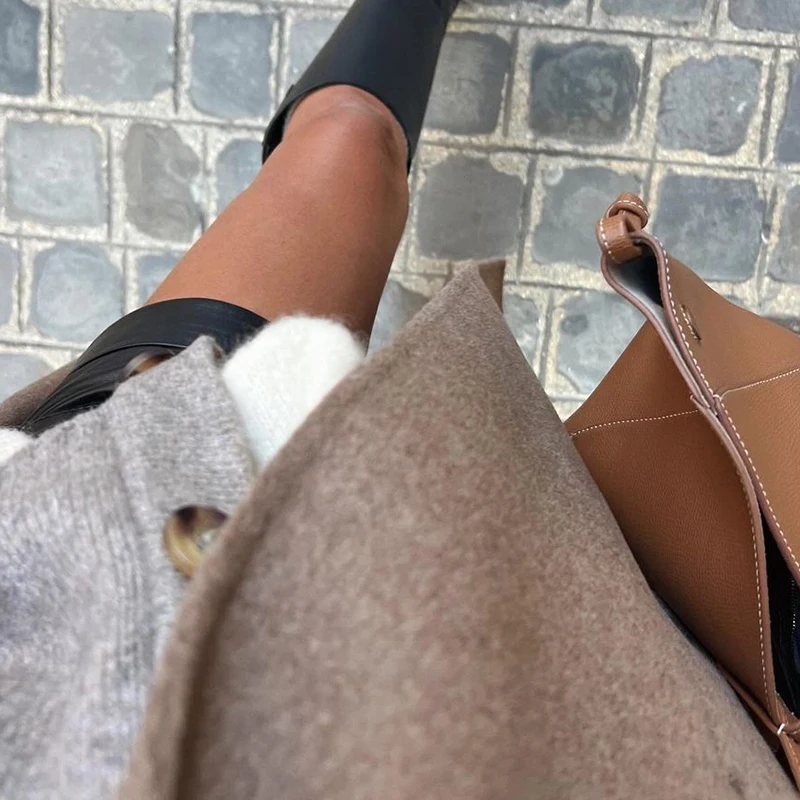 Autumn Shawl Style Short Sweater Cardigan Women Loose Single-breasted Simple Knitwear Top Fashion Lady Causal Solid Pullover