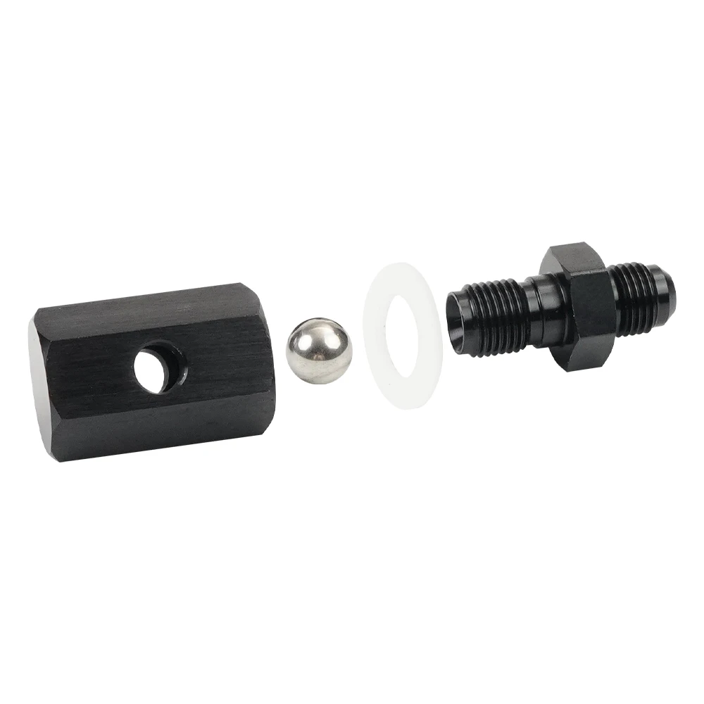 Fuel Cell Vent Rollover Valve 6AN 8AN 10AN Male Flare Hose Fitting Adapter Aluminum Anodized engine crankcase vent valve