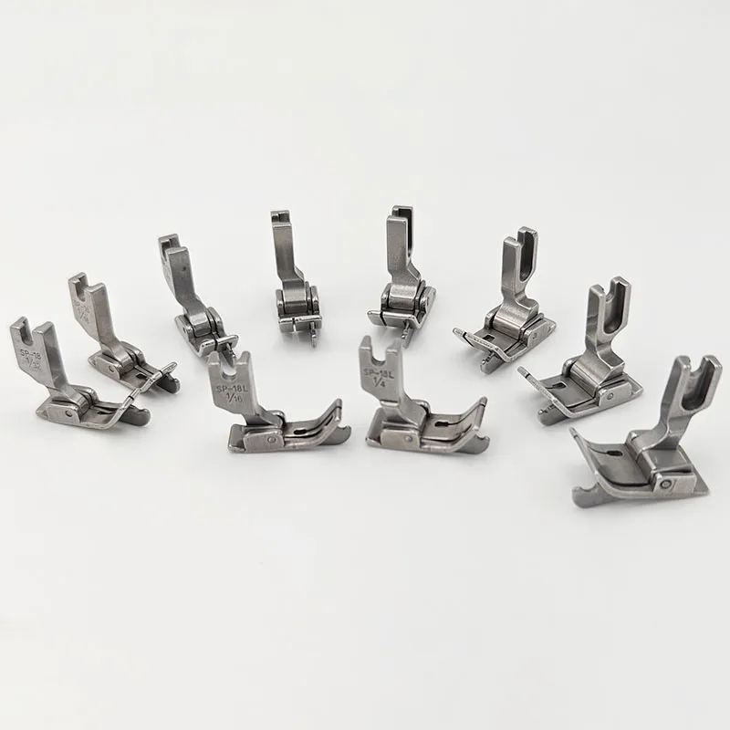 Description Picture 4 of itemSP-18 Right/Left Edge Guide Metal Presser Foot Industrial Sewing Machine Flat Car Edge Single Needle Sewing Machine Accessories