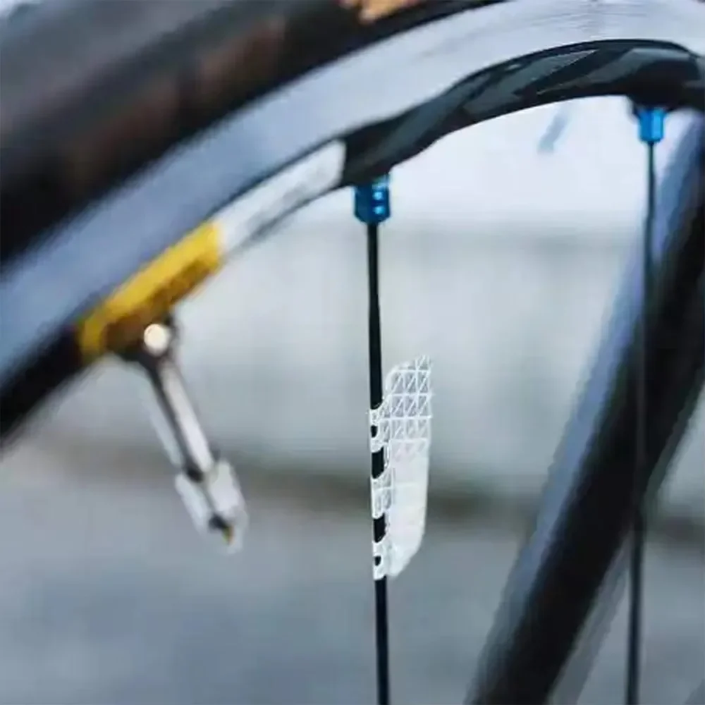 4PCS Bike Wheel Reflective Lights, Spoke Rim Reflectors for Bicycle Safety, Night Riding Accessories