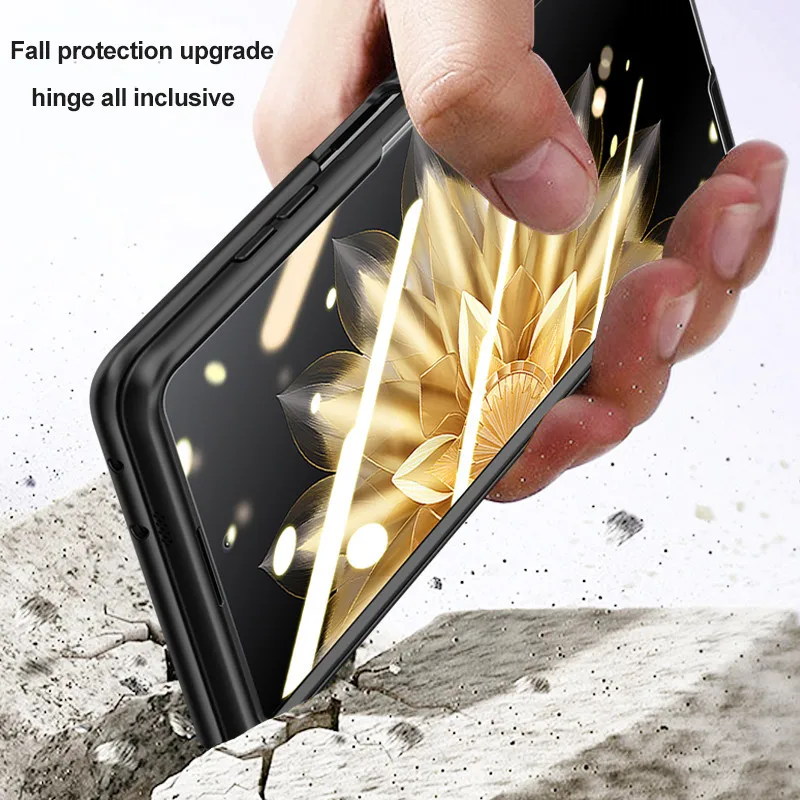 Custodia Honor Magic V2 Con Cerniera Magnetica E Vetro Frontale | Cover Sottile Con Supporto - 2