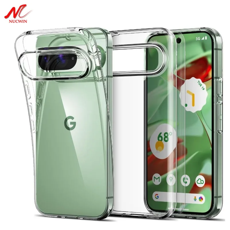 Fashion Ultra-Thin Transparent Shockproof Silicone Case – Premium Soft TPU Protective Cover