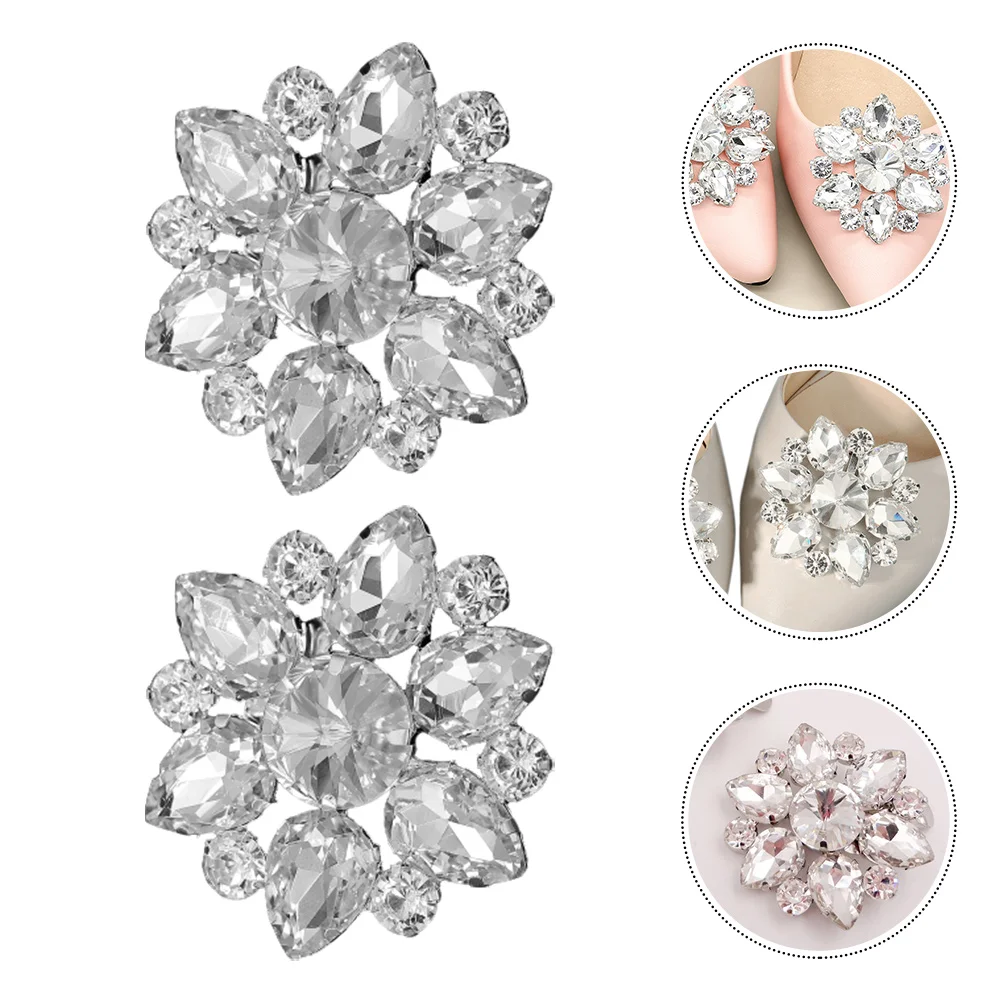 

Shoe Buckle Decoration Clip Banquet for Women Alloy Buckles Durable Decorative Graceful High Heels