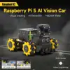 Yahboom 4WD Raspbot V2 AI Robot Car Kit Based on Raspberry Pi 5 for Beginners Educational Toy ROS2-Humble Python Programming Set 1