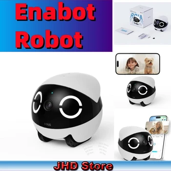 JHD per 2025 Nuovo Enabot ROLA Mini Pet Companion Robot 2K Macchina Fotografica Robot Intelligente Robot di Monitoraggio Remoto Senza Fili per Cane Gatto