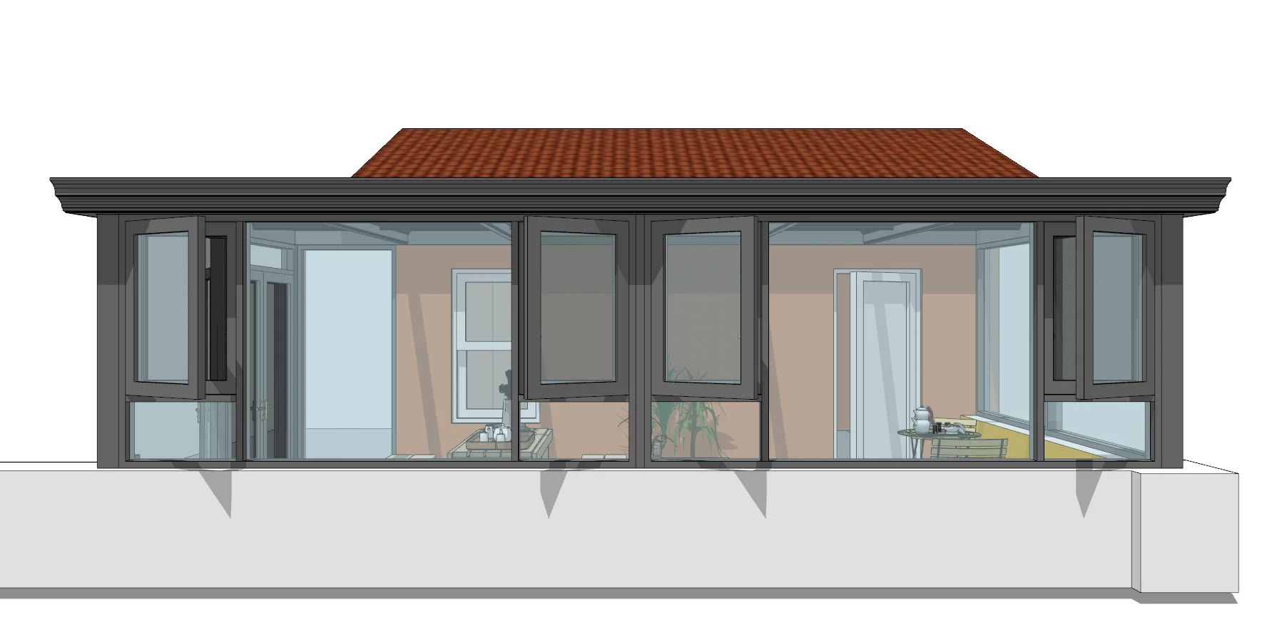 winter garden house glass sunrooms free standing aluminum sunroom