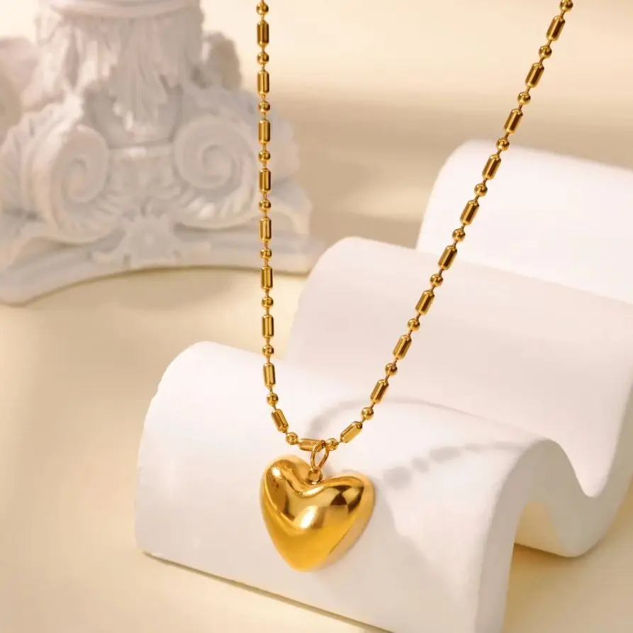Stainless Steel Necklace Pendant Heart