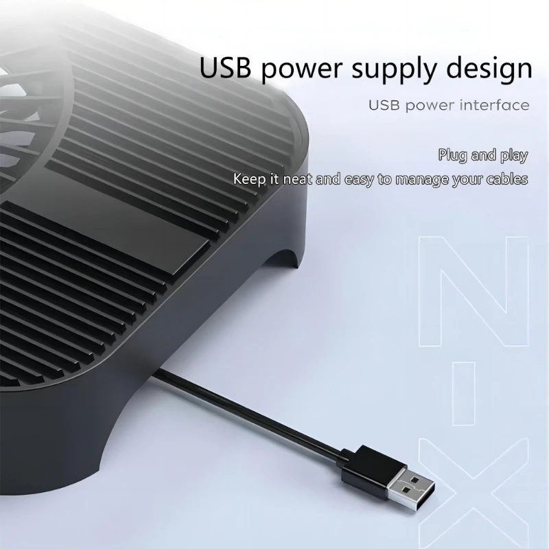 5V USB Box Wireless Router Cooling Fan 29cm